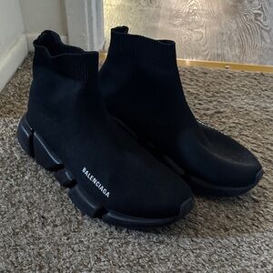 Balenciaga Black High-Top Sneakers